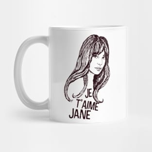 Je T’aime Jane Birkin Mug